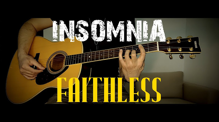 Insomnia Acoustic version - Acoustic performance video thumbnail