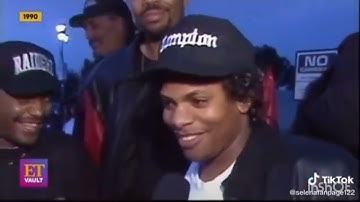 Unseen Footage Eazy-E Interview at the Red Carpet talks about Janet Jackson 1990
