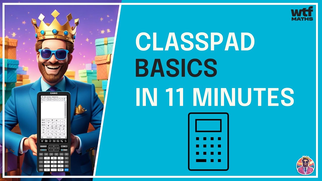 CLASSPAD basics (in less than 11 minutes) - YouTube