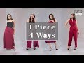 1 Piece, 4 Ways - POPxo Fashion