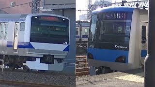 JR東日本E657系、E231系、E531系、東京メトロ16000系、小田急4000形＠常磐線各駅停車 金町駅