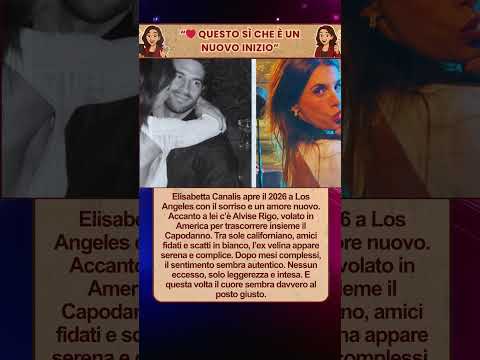 Video Elisabetta Canalis a Los Angeles con Alvise Rigo: Capodanno damore