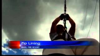Steve's ride on the Angel Fire zip line