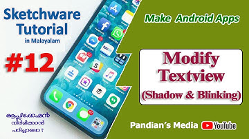 Modify Text view, (Shadow & Blinking) - in Sketchware