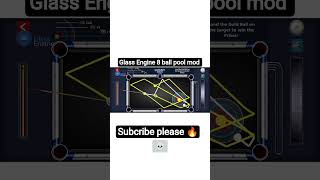 🔥8 ball pool glass engine new hack menu mod #trendingshorts