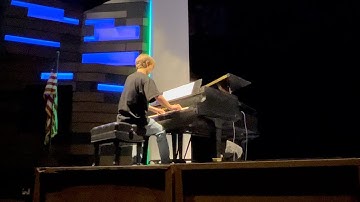 When you play INTERSTELLAR on the piano for the entire high school