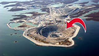 Proč Nezaplavuje Voda Diamantový Důl Diavik Uprostřed Jezera? Neobvyklé Doly A Lomy Planety