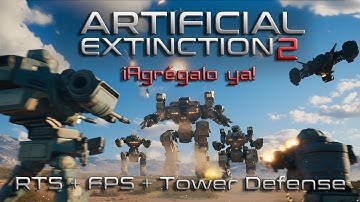 Artificial Extinction 2 – Híbrido de RTS, FPS y Tower Defense | ¡Agrega a tu lista de deseados!