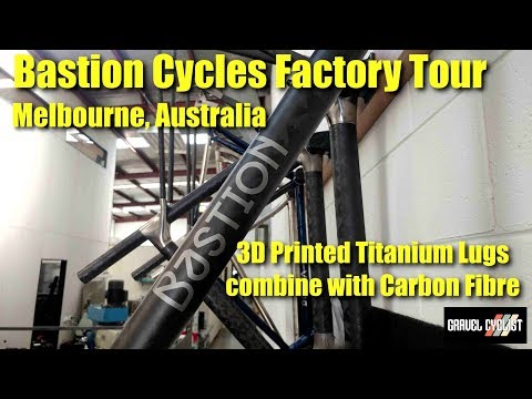 Bastion Cycles Factory Tour: 3D Printed Titanium Lugs combine with Carbon Fibre