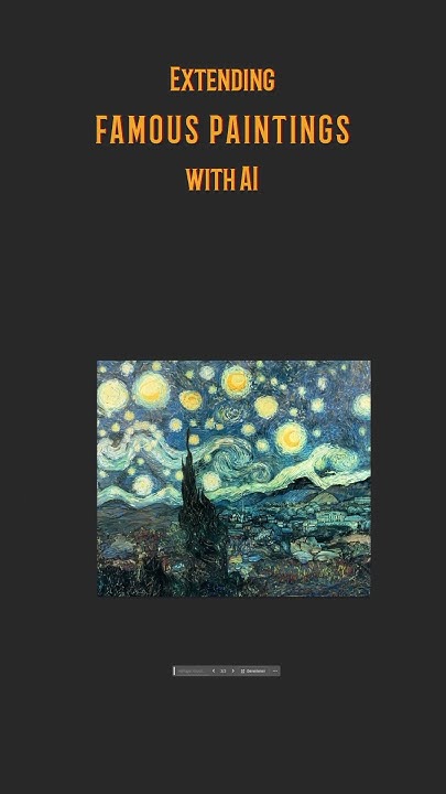 Extending STARRY NIGHT using AI #art #ai #photoshop - YouTube