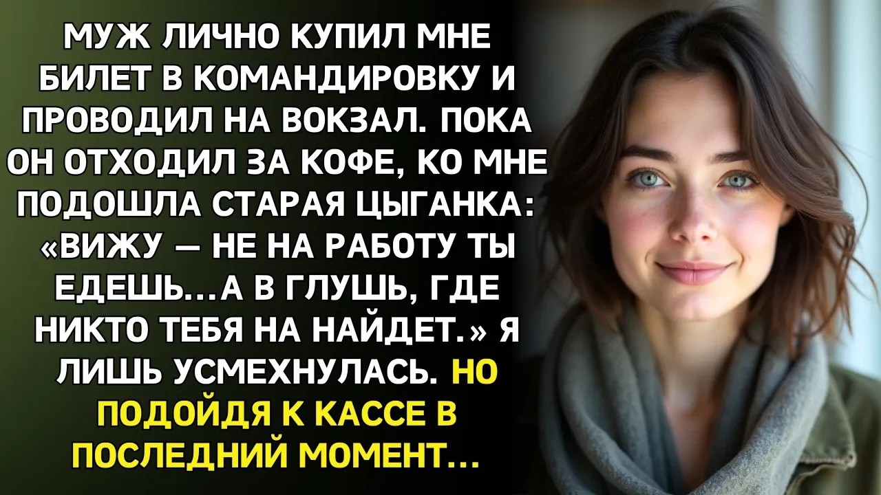 Цыганка у вокзала прошептала： «Не на работу ты едешь, а в глушь…» Проверь билет