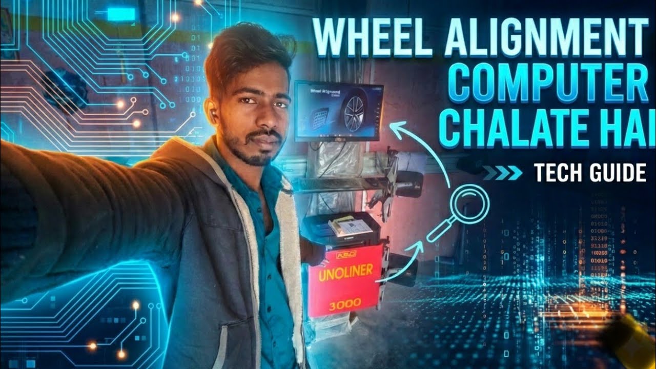 Wheel alignment start kaise kare// step by step video - YouTube