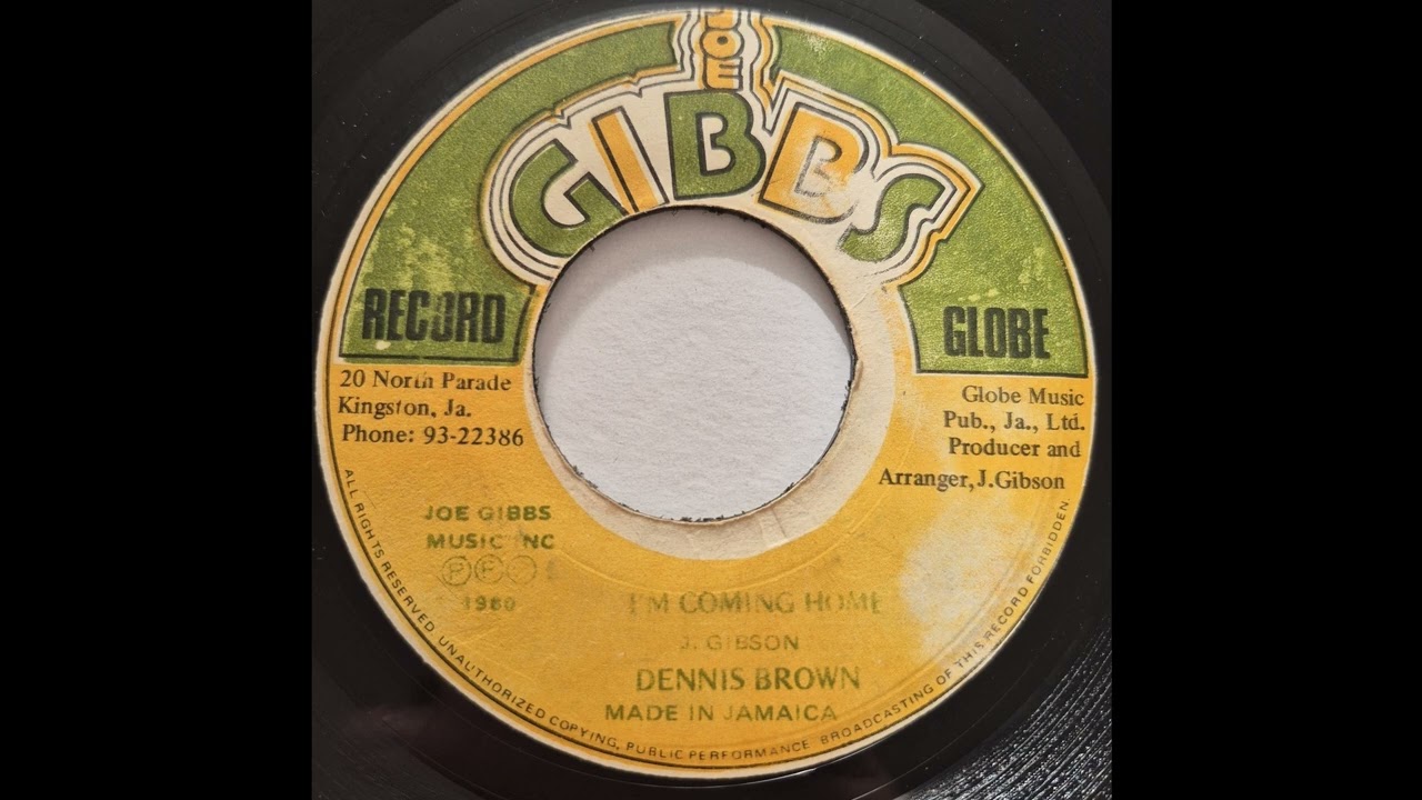 Dennis Brown - I'm Coming Home - Joe Gibbs 7inch 1980 - YouTube