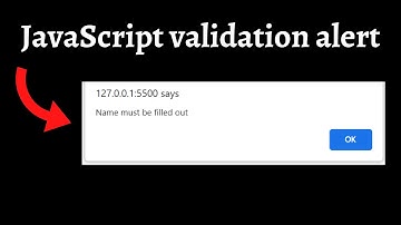 JavaScript validation alert #html #css #javascript #alert #validation