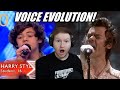HARRY STYLES VOICE EVOLUTION REACTION!! (27th BIRTHDAY SPECIAL)