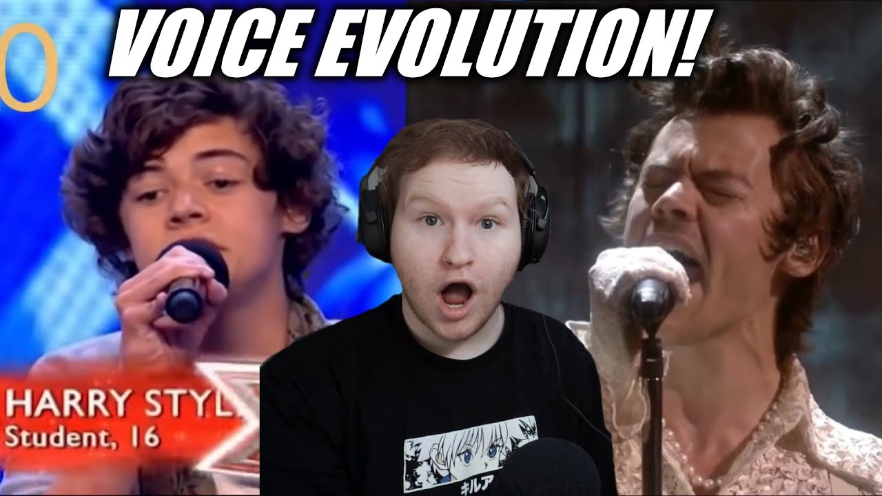 HARRY STYLES VOICE EVOLUTION REACTION!! (27th BIRTHDAY SPECIAL)