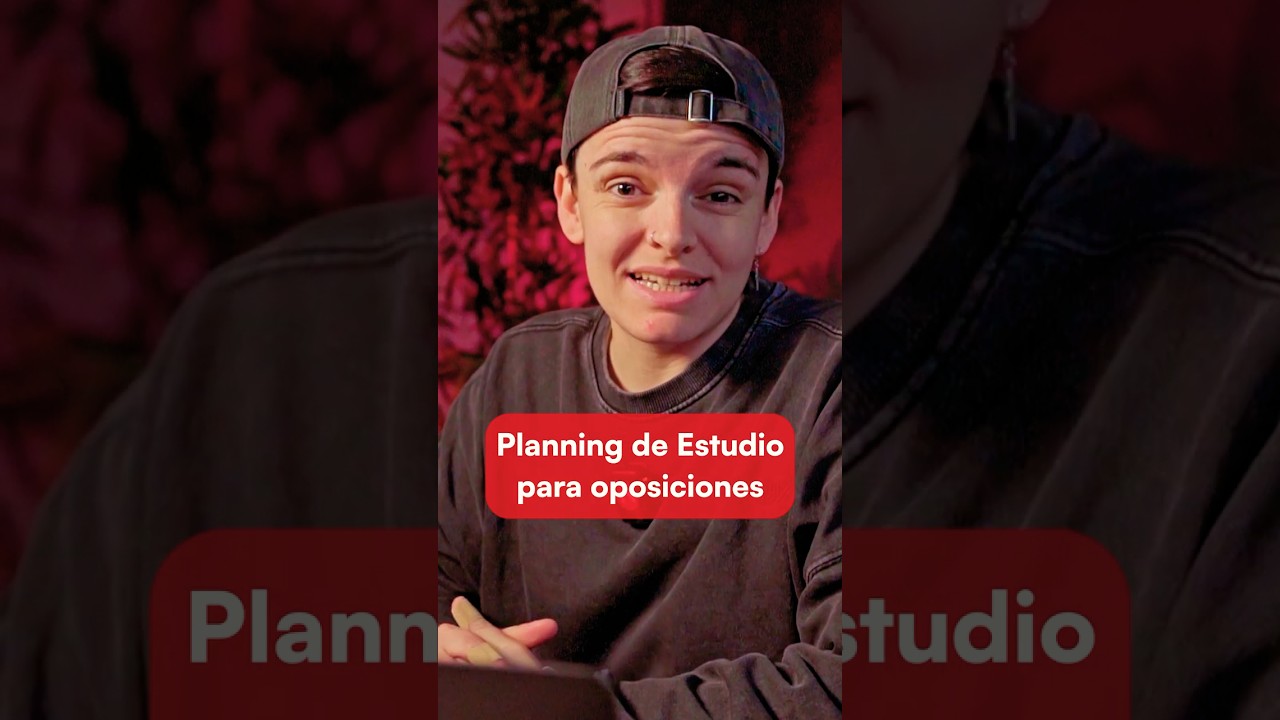 Planning de estudio para oposiciones: optimiza tu tiempo