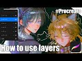 【厚塗り】📝個人的なレイヤーの使い方🖌️【Speed painting】
