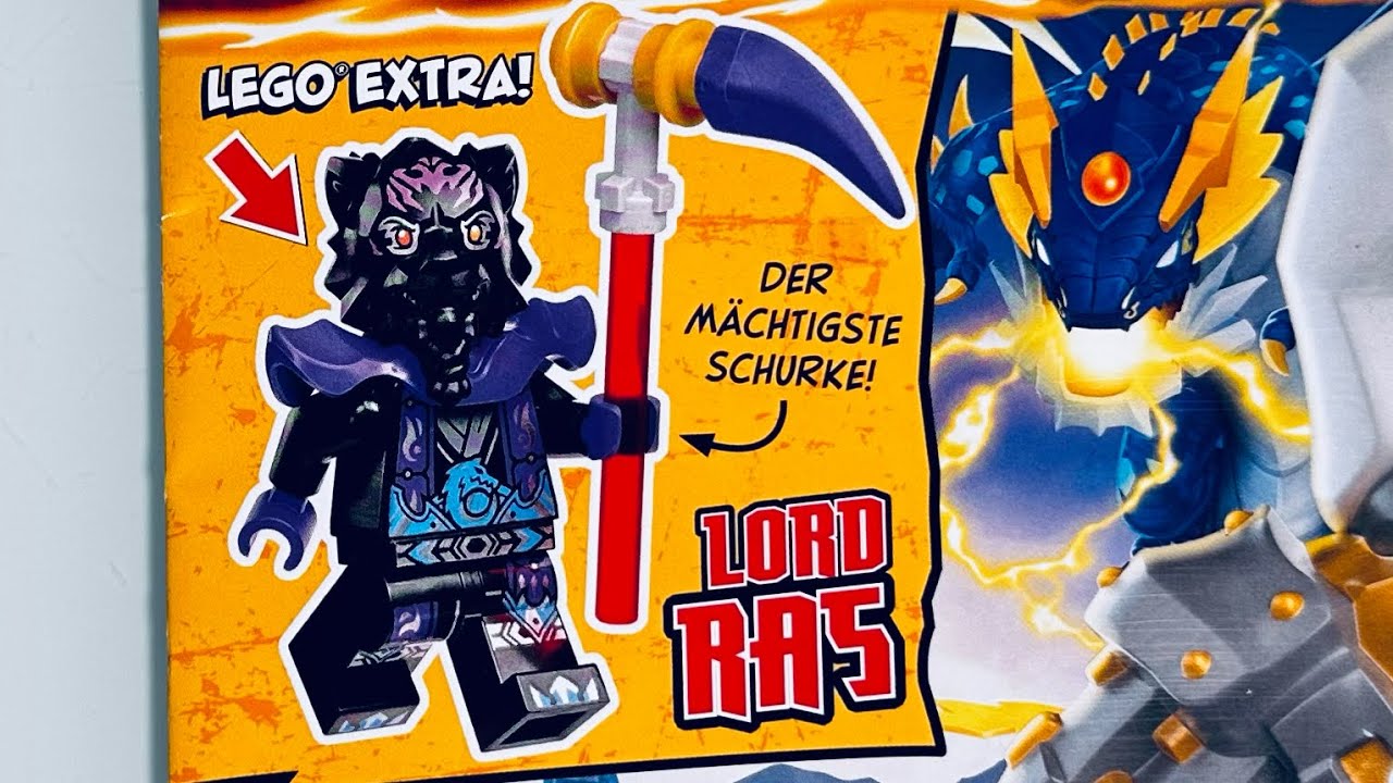 Lord Ras Bone Armor Lego Ninjago 11 Magazine mit Lord Ras - YouTube