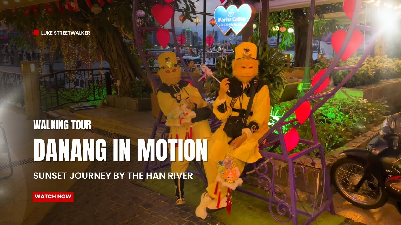 Relaxing Da Nang Sunset Walk | Han River Evening Vibes