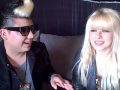 Laffit talks to Orianthi at Bamboozle 2010