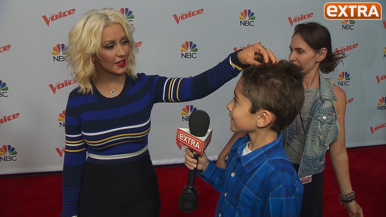Our 10-Year-Old Correspondent Returns to 'The Voice,' Brokers a Bet Between Christina & Blake
