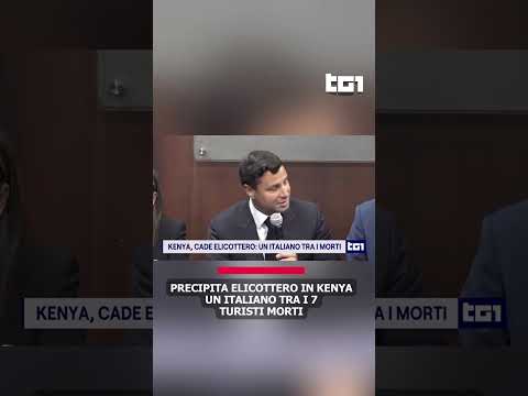 Video Precipita elicottero in Kenya. Un italiano tra i 7 turisti morti.