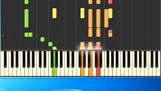 [Piano Tutorial Synthesia]Luci - Battisti Lucio