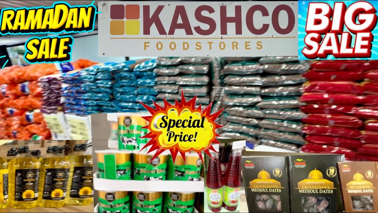 Kashco Foodstore Ramadan Sale 2026 . Oil / Rice / Flour / Halal Frozen food and Much More . 