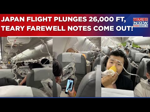 Japan Flight Plunges 26,000 Ft, Passengers Write Farewell Notes