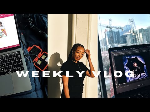 Letting you in my business, LITERALLY. | Graphic Designer + Content Creator Weekly Vlog