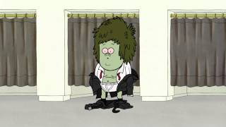Regular Show - Fancy Restaurant (short preview)
TV Guide summary: Muscle Man hopes to impress at a fancy dinner with his girlfriends parents.
The sudden fro strikes again... Regular Show - Fancy Restaurant (short preview)