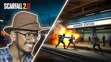 ScarFall 2.0 First Gameplay - Indian Game Better Than BGMI? 🔥
