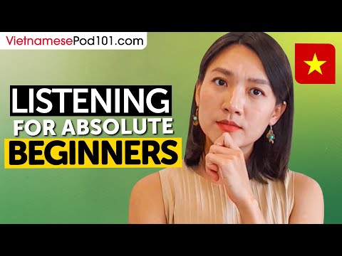 Vietnamese Listening Practice for Absolute Beginners