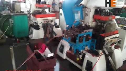 Our air feeder with high speed C frame press machine for terminal parts