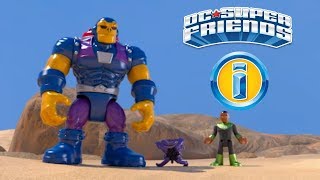 Green Lantern Battles Mongul Dc Super Friends Imaginext