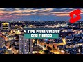 4 tips para  viajar por Europa #shorts