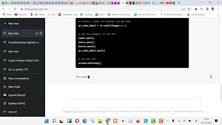 Creating a QR code generator app using ChatGTP. AI is doing the coding for us.