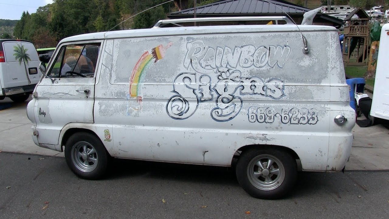 Coop shows us his 1965 Dodge Van originally owned by Ed Roth