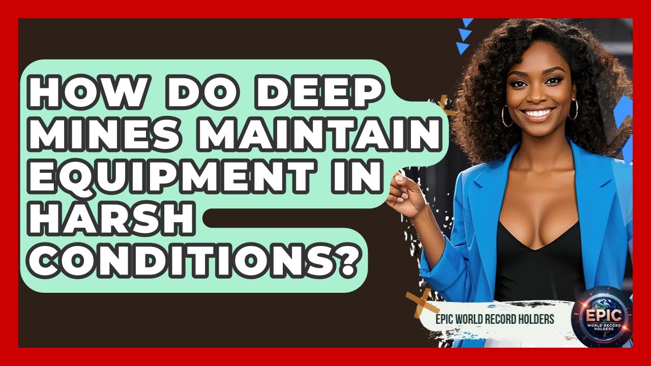 How Do Deep Mines Maintain Equipment In Harsh Conditions? - Epic World ...