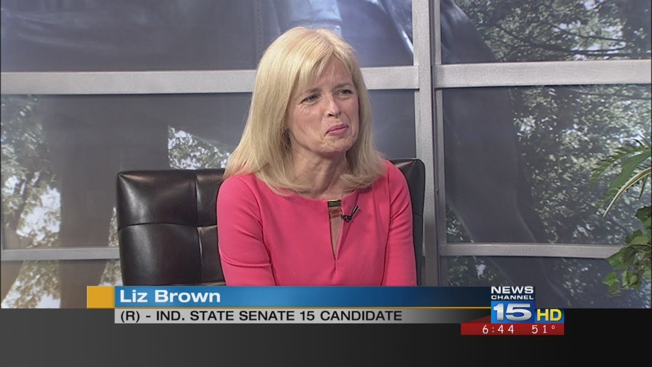 Republican candidate Liz Brown talks about the race for