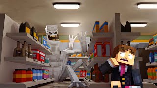 THE LAST CUSTOMER ( GHOST ) APARECEU NO MINECRAFT !! ( TREVOR HENDERSON )