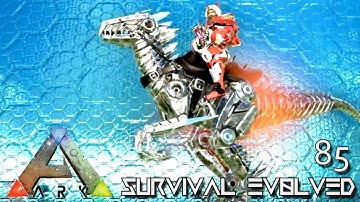 ARK: SURVIVAL EVOLVED - NEW ALPHA TEK RAPTOR & BIONIC GIGA GIGANOTOSAURUS E85 (MOD EXTINCTION CORE)