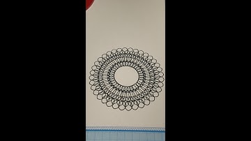 Spirograph Design #asmr #spirograph #art #asmrvideo #asmrsounds #satisfying #spirograph #drawing