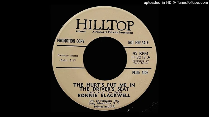 Ronnie Blackwell - The Hurt's Put Me In The Driver...