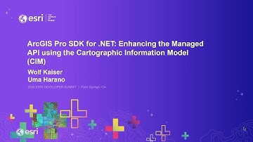 ArcGIS Pro SDK for .NET: Enhancing the Managed API Using the Cartographic Information Model (CIM)