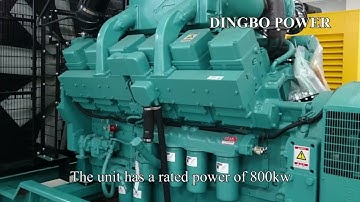 800kW Standby Diesel Generator Set for Hospital