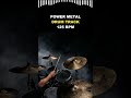 Power Metal Drum Track 125 BPM 🔥 Guitar practice #guitar #drums #heavymetalsongs