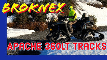 Tracked ATV to Glacier  Can-Am Outlander Max Apache 360LT Track System