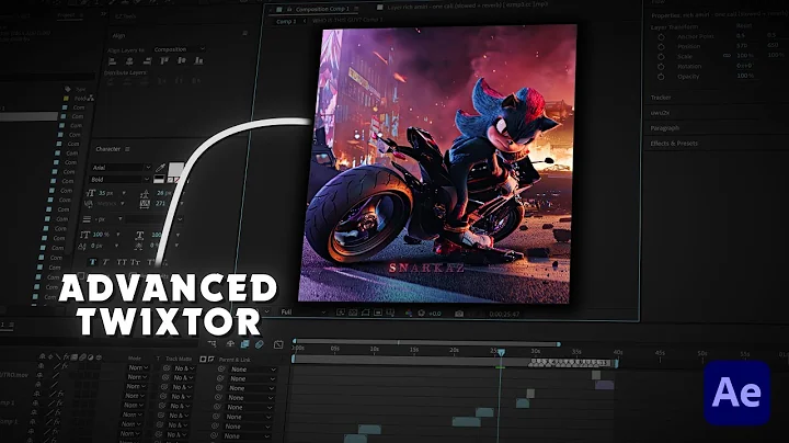 How to Make Twixtor in 2 Minutes – Advanced After Effects Method!
